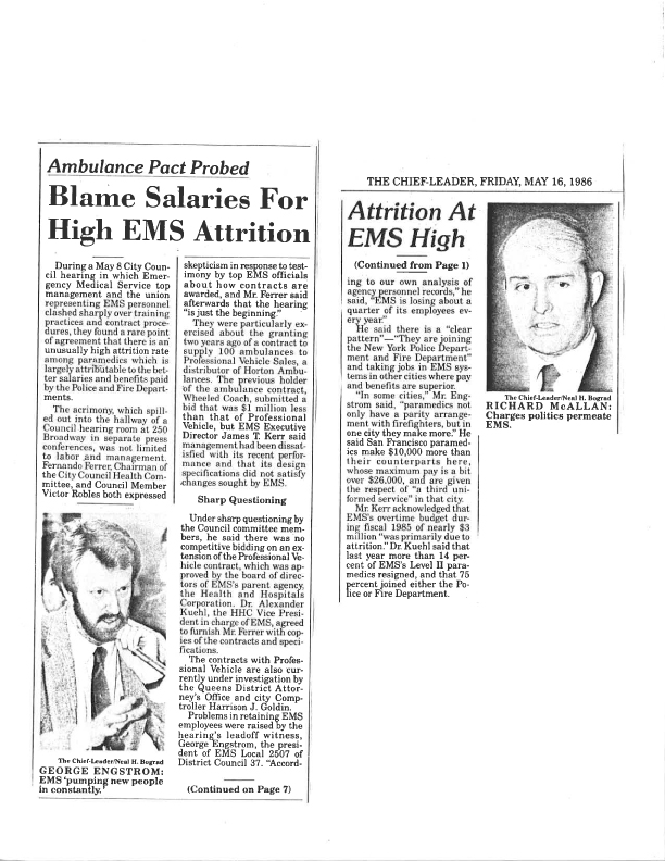 May 16 1986 McAllan Blames Low Salaries for High Attrition