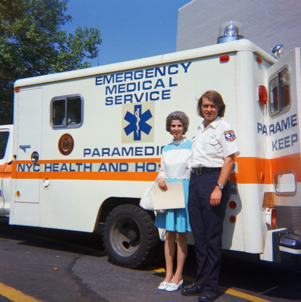 Rich with his mother Grace on his Medic graduation